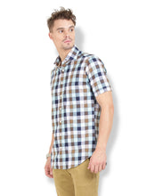 Thisrupt Blue Marble casual slim fit shirt