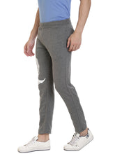 Rocx Men's Dark Grey  Colour Printed Trackpant