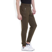 Rocx Men Cotton Green Track Pant