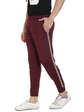 Rocx Men's Maroon Melange Colour ConstraTrackpant