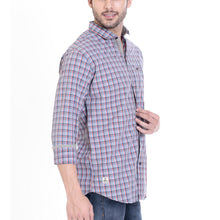 ROCX Shirts Orange Grey Multi Colour Check Shirts