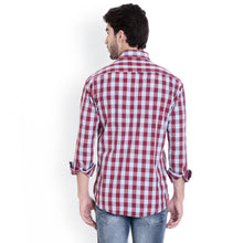 ROCX Shirts Maroon - Blue Multi Colour