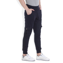 Rocx Men Cotton Blue Track Pant
