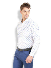 Thisrupt Blue Marble Formal slim fit shirt