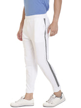 Rocx Men's White Colour Constra Trackpant