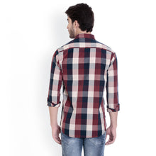 Rocx Shirts Maroon - Cream Multi Colour