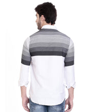 ROCX Shirts Black - Grey Colour Panel Shirt