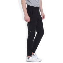 Rocx Men Cotton Black Track Pant