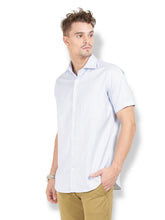 Thisrupt Blue Marble casual slim fit shirt