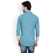 ROCX Shirts Green - R Blue Multi Colour Check