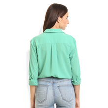 Kate In Heels Women Shirt Three Quarter Sleeves	shirt collar