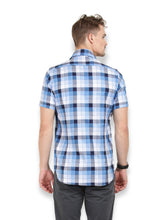 Thisrupt Blue Marble casual slim fit shirt