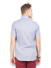 Thisrupt Blue Marble casual slim fit shirt