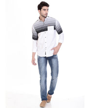 ROCX Shirts Black - Grey Colour Panel Shirt