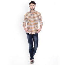 Rocx Shirts Yellow - Blue Multi Colour
