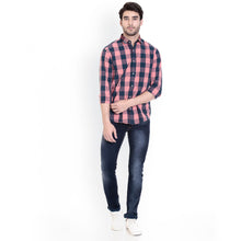 ROCX Shirts Navy - Pink Multi Colour