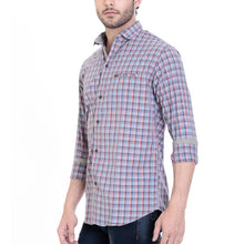 ROCX Shirts Orange Grey Multi Colour Check Shirts