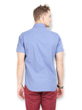 Thisrupt Blue Marble casual slim fit shirt