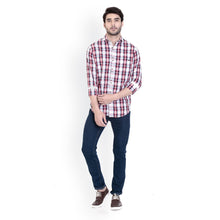 ROCX Shirts Red - White Multi Colour Check