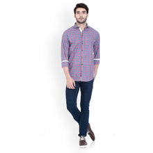 ROCX Shirts Red - R Blue Multi Colour Check