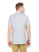 Thisrupt Blue Marble casual slim fit shirt