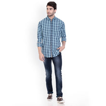 ROCX Shirts Blue- Navy Multi Colour Check