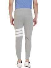 Rocx Men's Light Grey Colour Printed Trackpant
