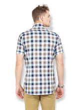 Thisrupt Blue Marble casual slim fit shirt