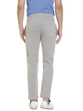 Rocx Men's Light Grey  Colour Printed Trackpant