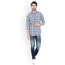 ROCX Shirts Blue - White Multi Colour Check