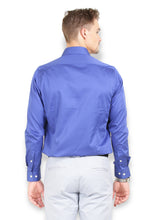 Thisrupt Blue Marble casual slim fit shirt