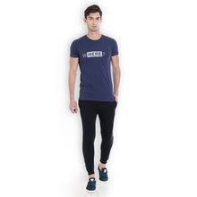 Rocx Men's Navy Colour P K Trackpant With Contrast Strap