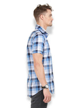 Thisrupt Blue Marble casual slim fit shirt