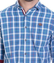 ROCX Shirts Blue - White Multi Colour Check