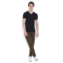 Rocx Men Cotton Green Track Pant