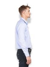 Thisrupt Blue Marble casual slim fit shirt