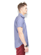 Thisrupt Blue Marble casual slim fit shirt