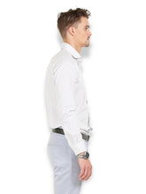 Thisrupt Blue Marble casual slim fit shirt
