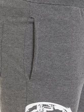 Rocx Men's Dark Grey  Colour Printed Trackpant