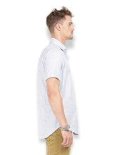 Thisrupt Blue Marble casual slim fit shirt