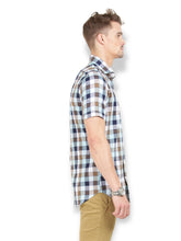 Thisrupt Blue Marble casual slim fit shirt