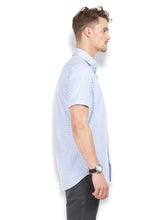 Thisrupt Blue Marble casual slim fit shirt