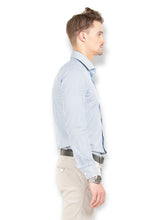 Thisrupt Blue Marble Formal slim fit shirt