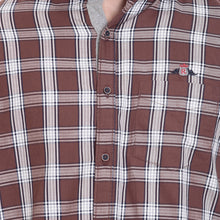 ROCX Shirts Navy Blue-White Twill Check
