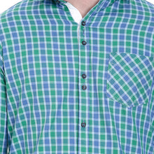 ROCX Shirts Green - R Blue Multi Colour Check
