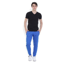 Rocx Men Cotton Blue Track Pant