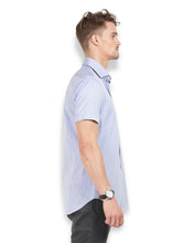 Thisrupt Blue Marble casual slim fit shirt