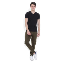 Rocx Men Cotton Green Track Pant