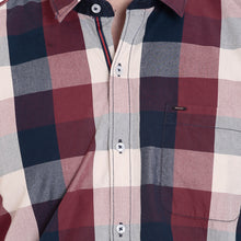 Rocx Shirts Maroon - Cream Multi Colour