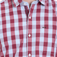 ROCX Shirts Maroon - Blue Multi Colour
